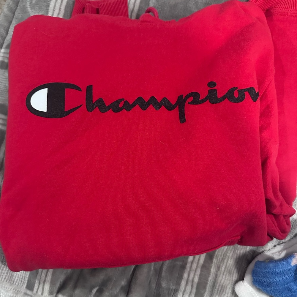 Red xs champion sweatshirt